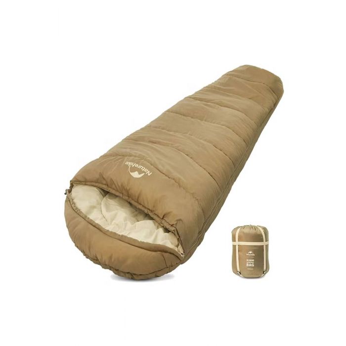 Śpiwór NATUREHIKE MJ600 MUMMY (CNK2300SD014) / BROWN