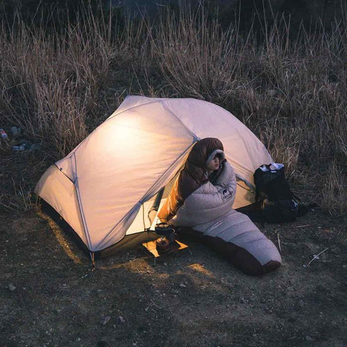 Śpiwór puchowy NATUREHIKE SNOWBIRD DUCK DOWN 700 M (CNK2550WS014)