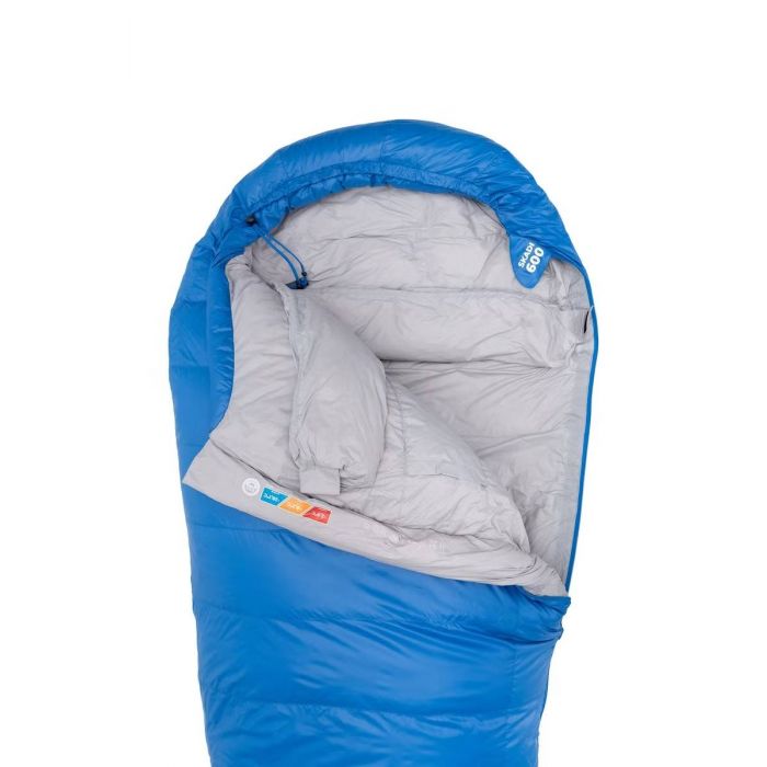 Śpiwór VOLVEN SKADI 600 - NIEBIESKI / PRAWY