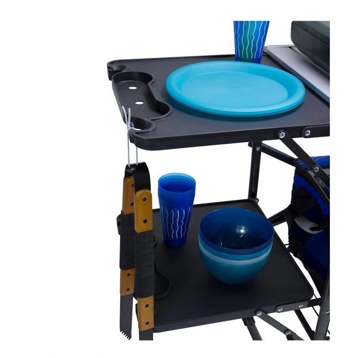 Stolik do gotowania GCI OUTDOOR MASTER COOK STATION BLACK CHROME