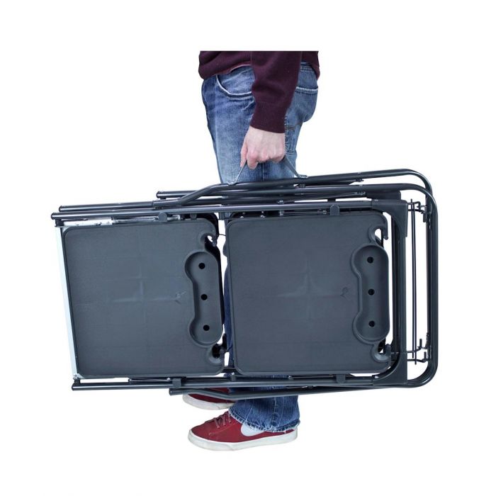 Stolik do gotowania GCI OUTDOOR SLIM-FOLD COOK STATION BLACK CHROME