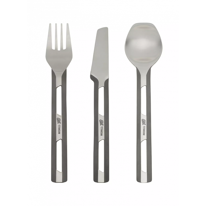 Niezbędnik ESBIT TITANIUM CUTLERY SET SILICON SLEEVE