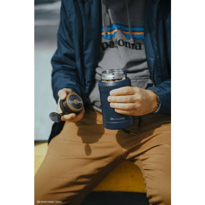 Termos na żywność Volven ARCTIC LUNCH 800 ML - GRANATOWY