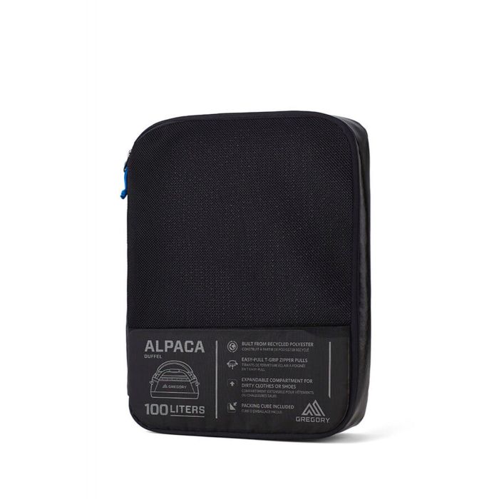 Torba podróżna GREGORY ALPACA 100 OBSIDIAN BLACK