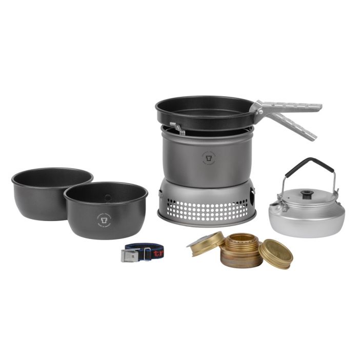 Zestaw turystyczny z palnikiem spirytusowym TRANGIA STOVE 27-6/HA
