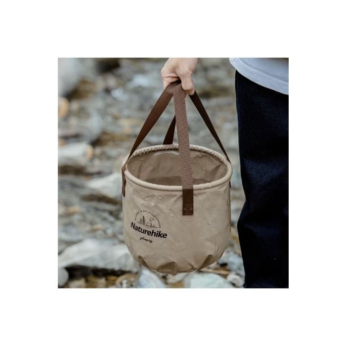 Wiadro składane NATUREHIKE NH20SJ040 10L LIGHT BROWN