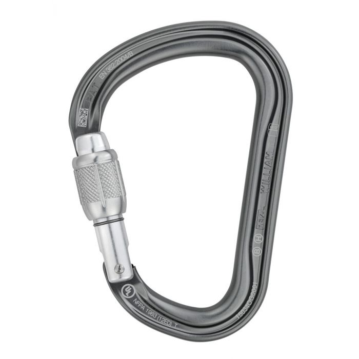 Karabinek PETZL WILLIAM SCREW LOCK (M36A) / SILVER