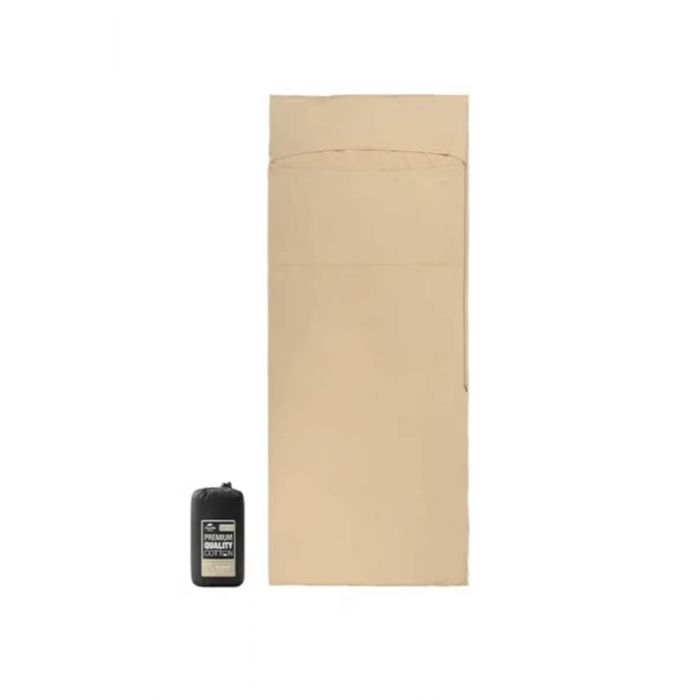 Wkładka do śpiwora NATUREHIKE COTTON LINER LARGE NH15S012-E-LIGHT KHAKI 