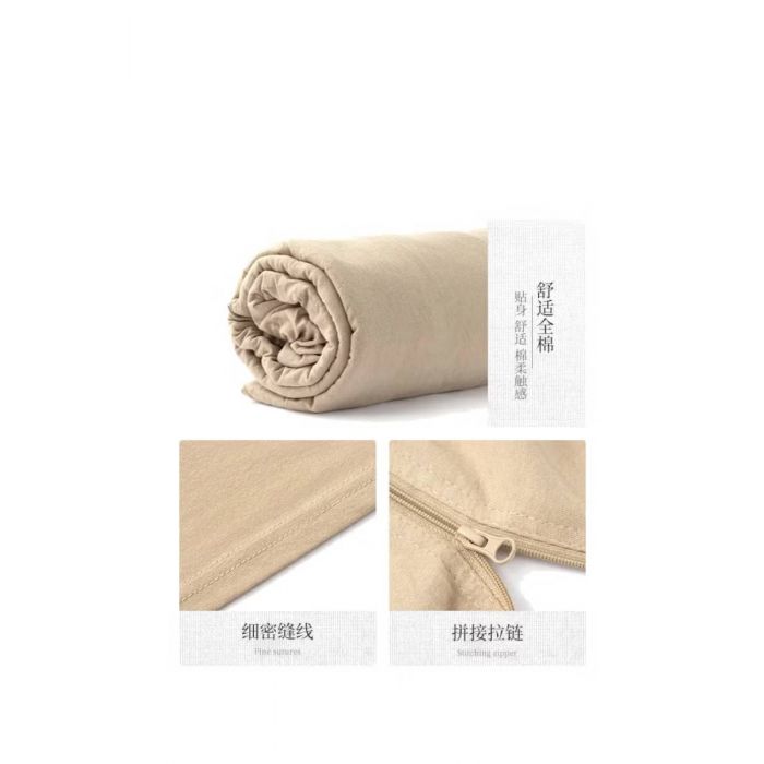 Wkładka do śpiwora NATUREHIKE COTTON LINER LARGE NH15S012-E-LIGHT KHAKI 