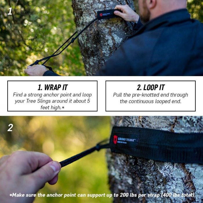 Zestaw do zawieszenia TREE SLINGS HAMMOCK HANGING KIT
