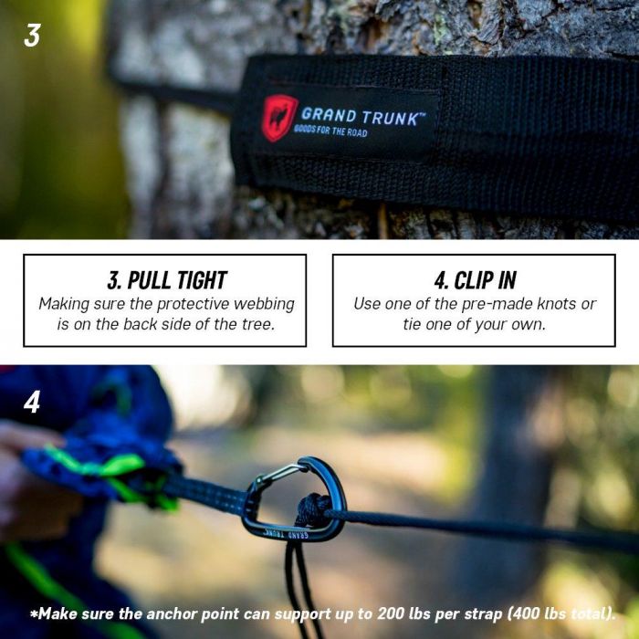 Zestaw do zawieszenia TREE SLINGS HAMMOCK HANGING KIT