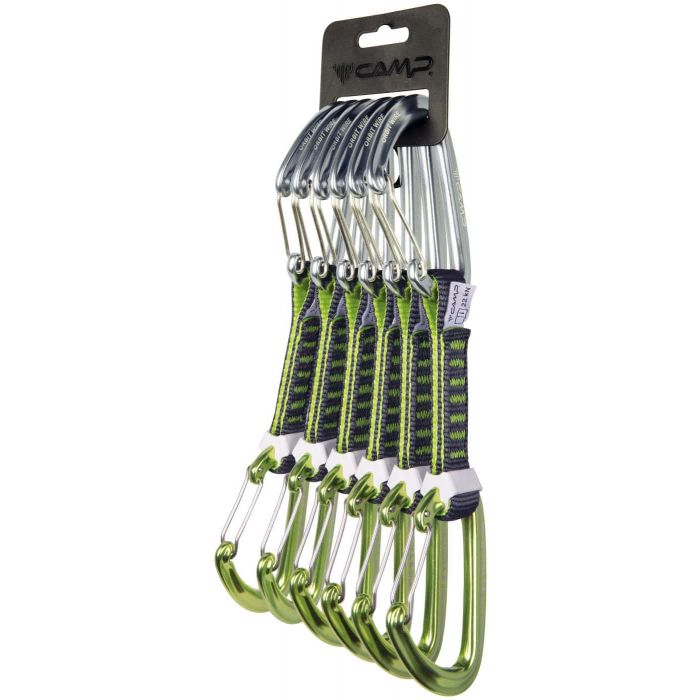 Zestaw ekspresów CAMP ORBIT WIRE KS 6 PACK 12CM GREEN Zestaw ekspresów CAMP ORBIT WIRE KS 6 PACK 12CM GREEN