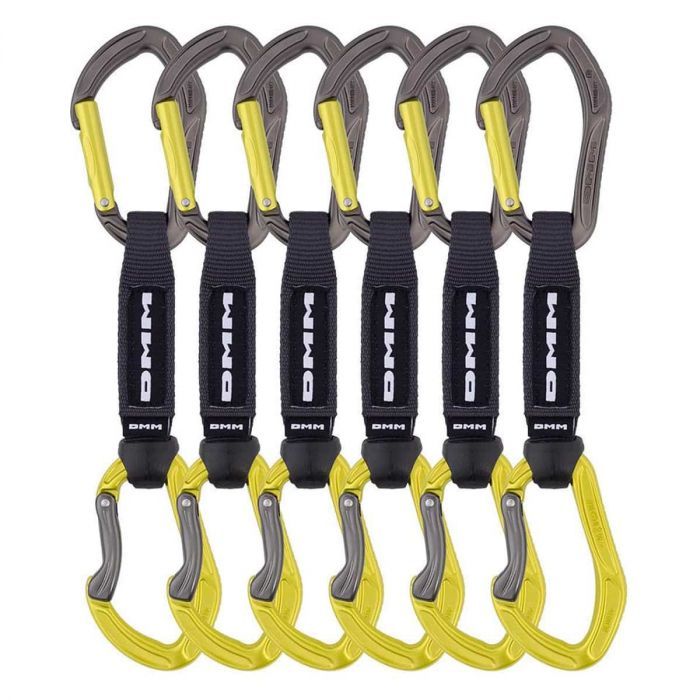 Zestaw ekspresów DMM ALPHA SPORT LIME 12CM SET 6 Zestaw ekspresów DMM ALPHA SPORT LIME 12CM SET 6