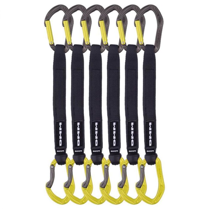 Zestaw ekspresów DMM ALPHA SPORT LIME 25CM SET 6