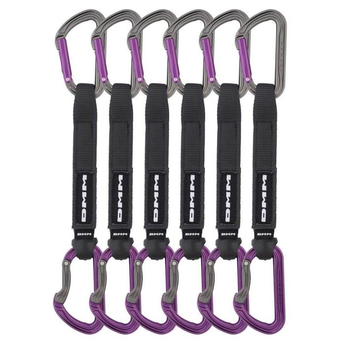 Zestaw ekspresów DMM SHADOW PURPLE 18CM SET 6