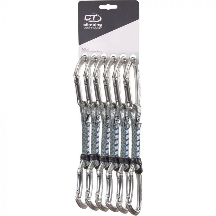 Zestaw ekspresów wspinaczkowych SKYLOTEC / CLIMBING TECHNOLOGY LIME SET NY SILVER 6x12cm