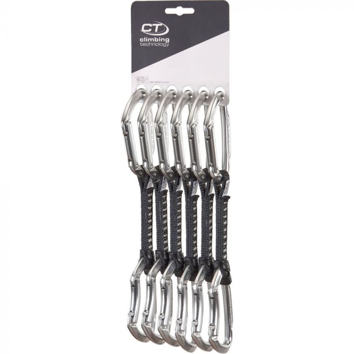 Zestaw ekspresów wspinaczkowych CLIMBING TECHNOLOGY LIME SET UL SILVER SET 6 x 12CM