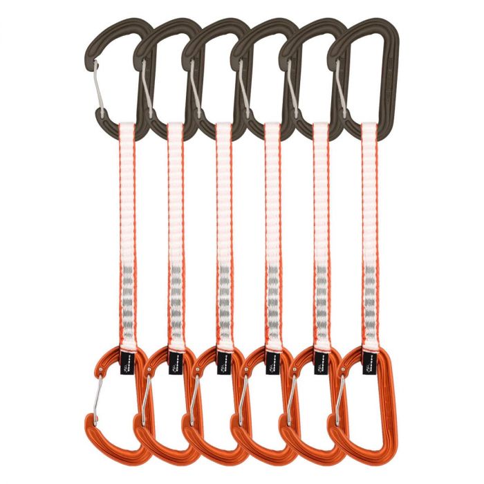 Zestaw ekspresów wspinaczkowych DMM PHANTOM ORANGE 18CM SET 6 
