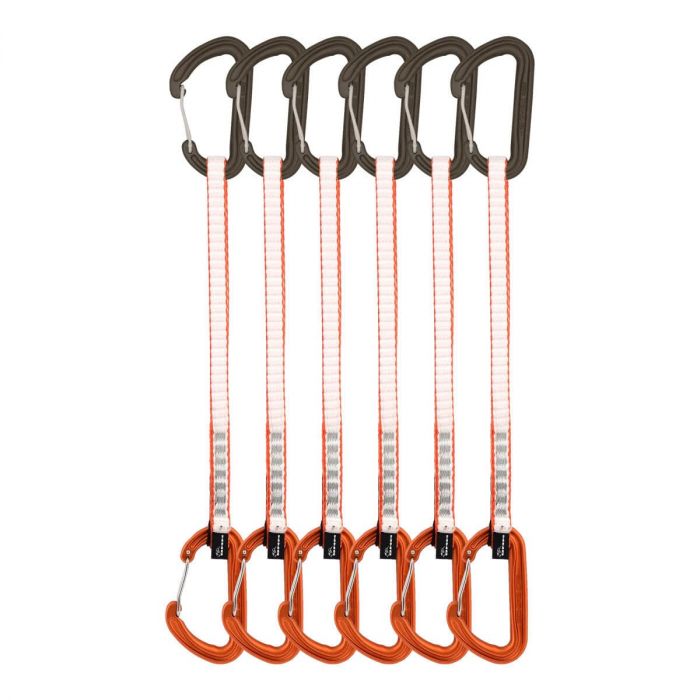Zestaw ekspresów wspinaczkowych DMM PHANTOM ORANGE 25CM SET 6 