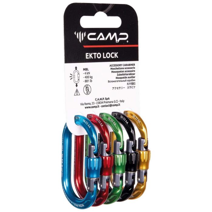 Zestaw karabinków sprzętowych CAMP EKTO LOCK RACK PACK