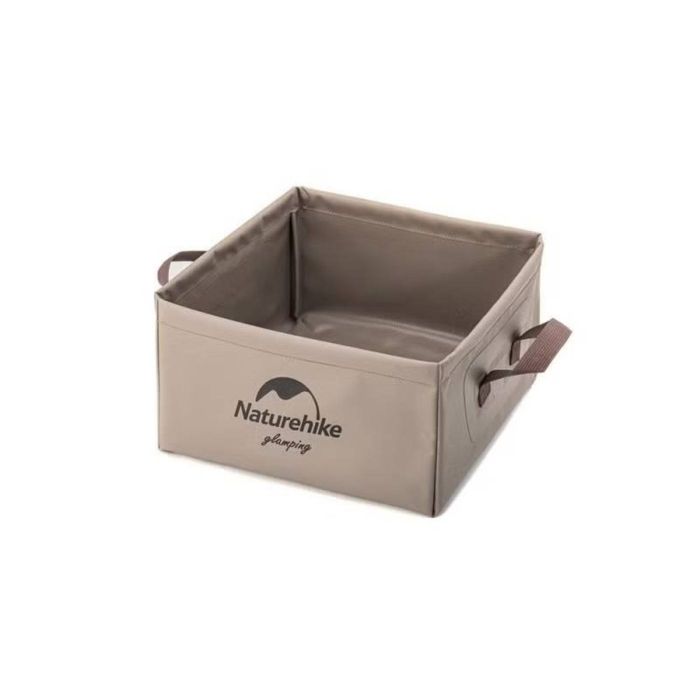 Zlew składany NATUREHIKE SQUARE BUCKET 13L (NH19SJ007) / LIGHT BROWN