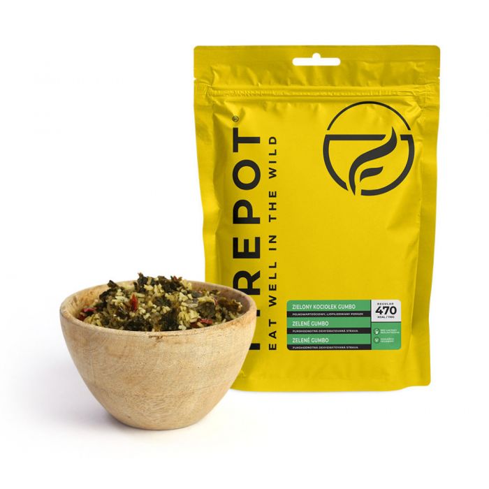 Żywność dehydratyzowana FIREPOT ZIELONY KOCIOŁEK GUMBO (WEGAŃSKIE) 615g (XL) / 700kcal