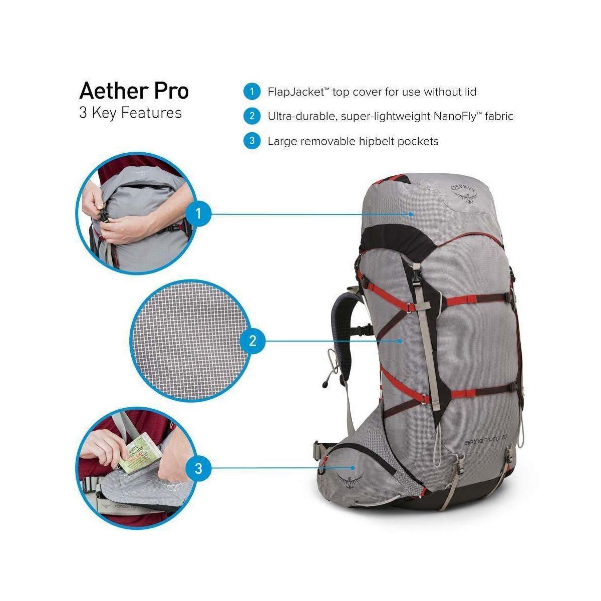 Plecak OSPREY AETHER PRO 70 - skleppolarsport