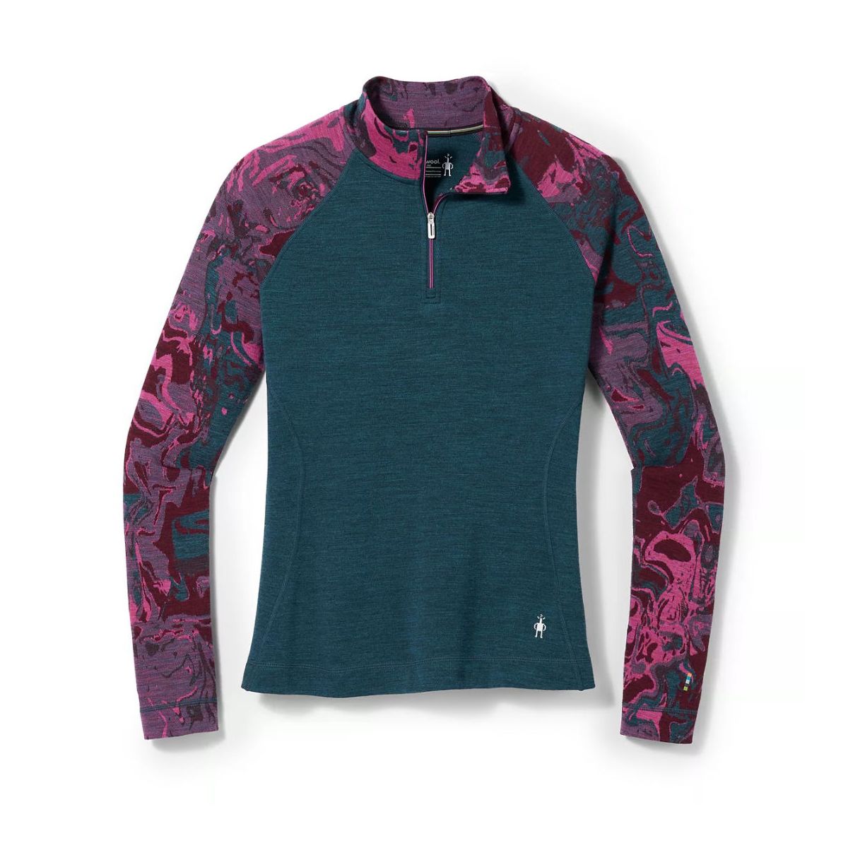 Koszulka SMARTWOOL CLASSIC THERMAL MERINO 250 PATTERN 1/4 ZIP WOMEN'S