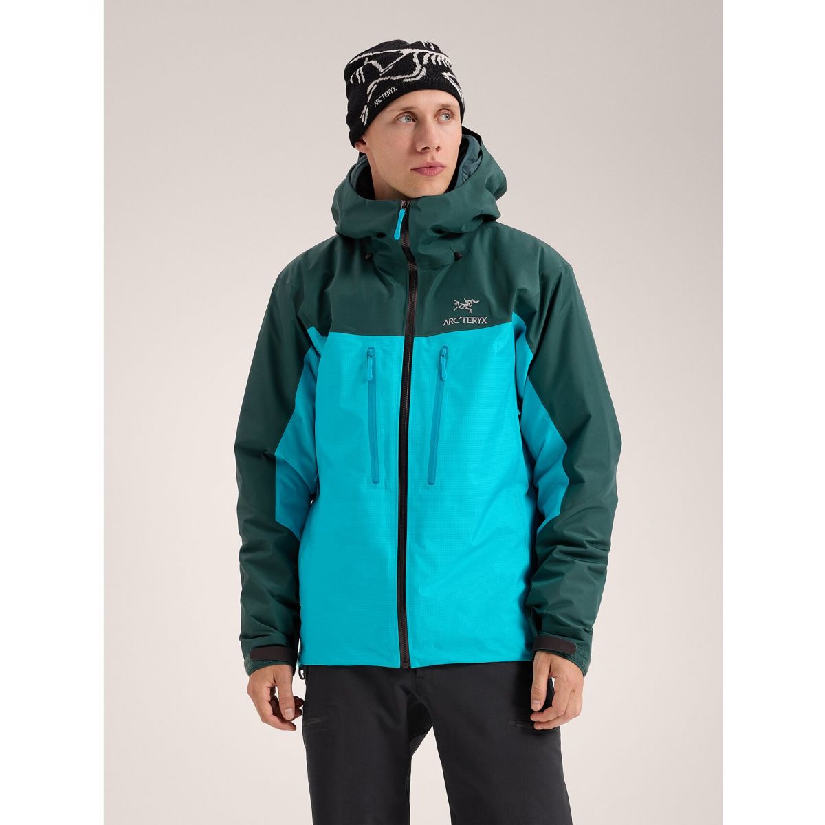 たな　 Arc'teryx Jacket GORE-TEX Mサイズ ARC'TERYX (アークテリクス) GORE-TEX ロゴ刺繍 フルジップ ジャケット