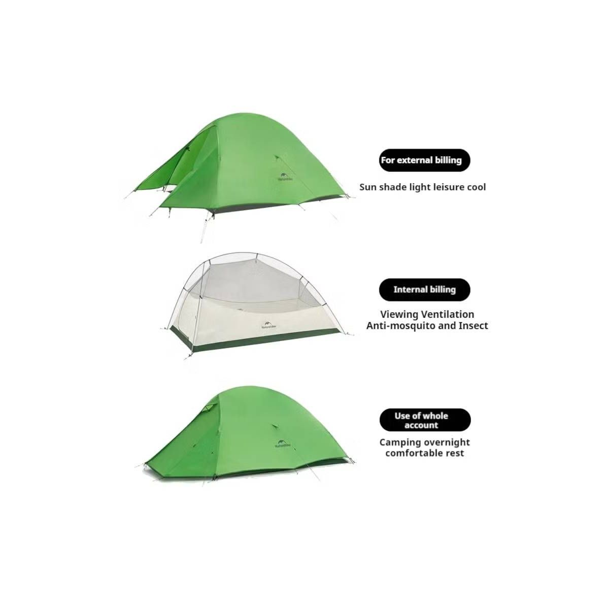 Naturehike Namiot Cloud Up 1 Base 210T CNK2450WS032