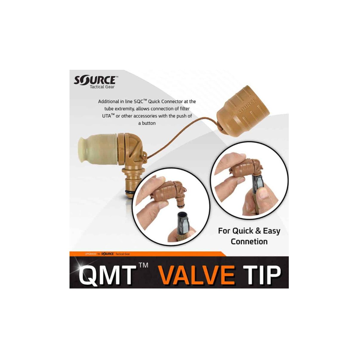 Ustnik SOURCE TACTICAL GEAR HELIX VALVE BLACK sklep polarsport.pl